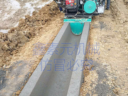 蚌埠市怀远县褚集镇高标准农田项目施工现场